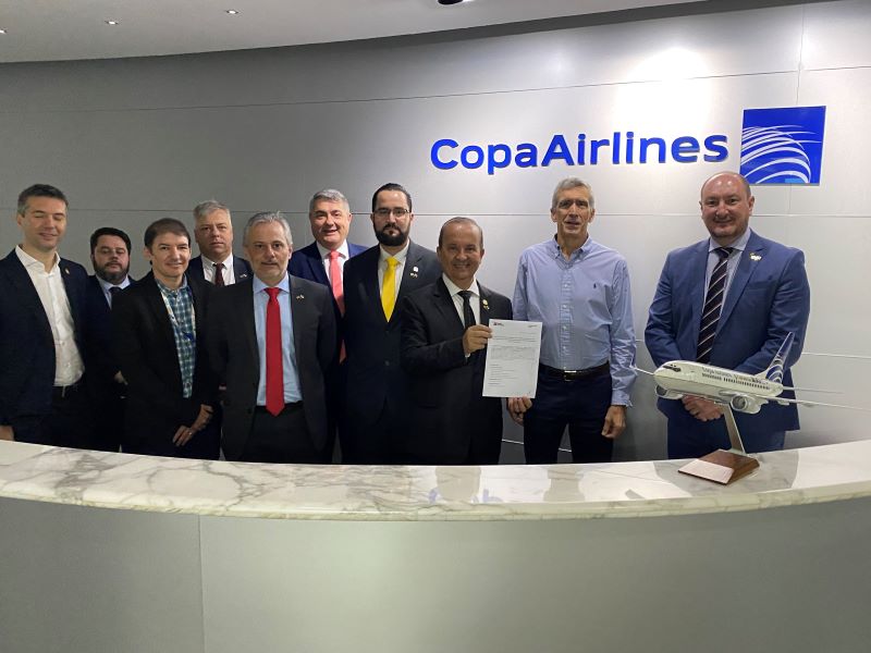 Comitiva catarinense busca implantar vuelos directos entre Florianópolis y Panamá