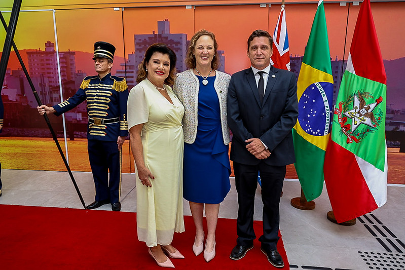 Vice-governadora recebe embaixadora da Austrália em Santa Catarina